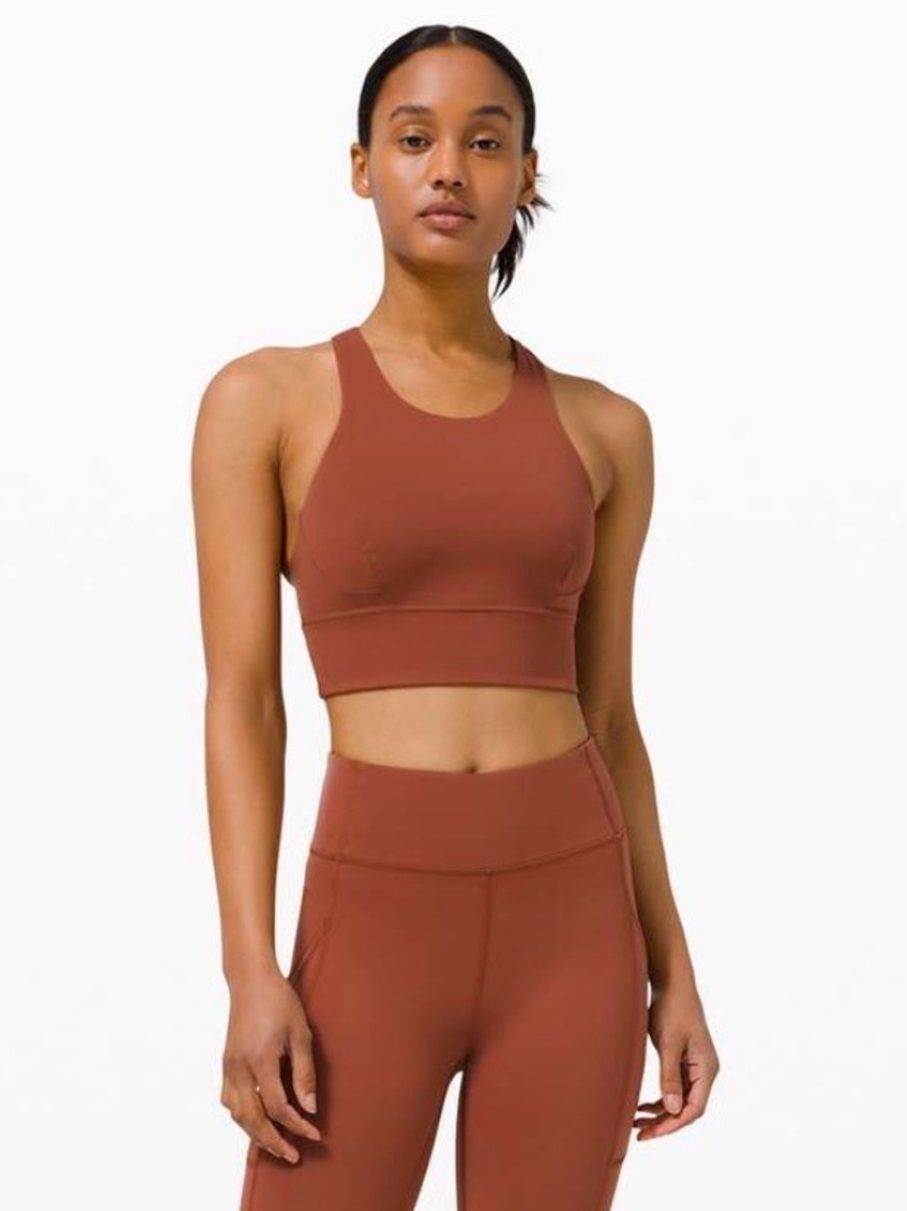 Lululemon Sports Bra Rust Orange Size 4 | Medium Support | Athleisure